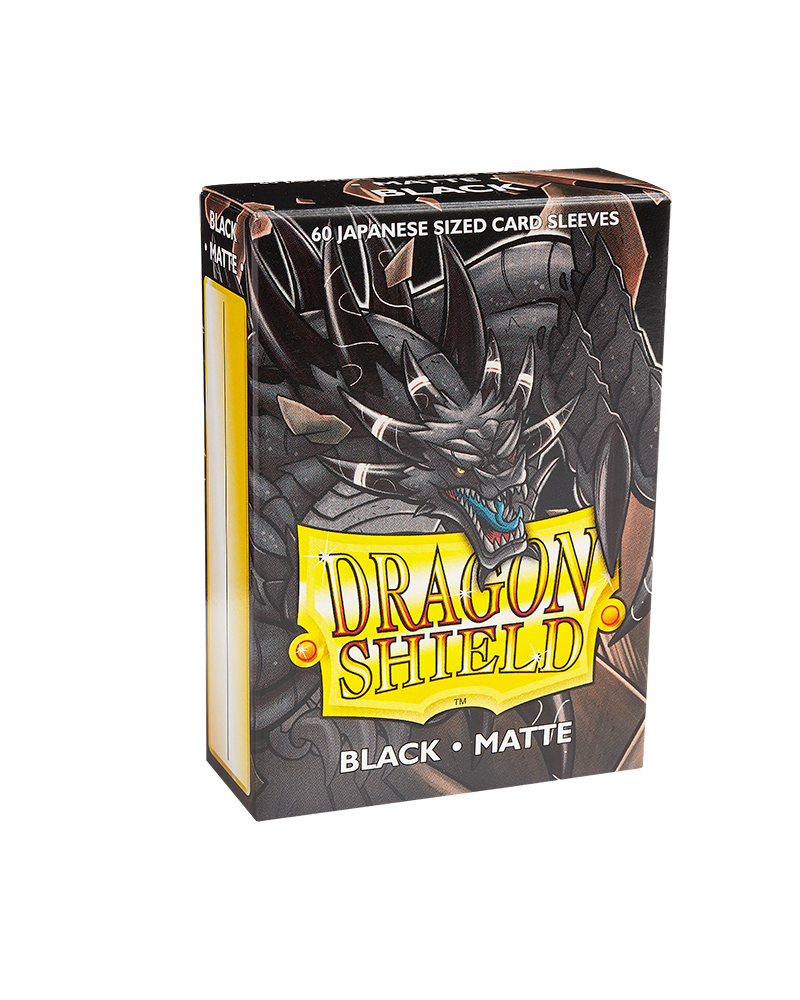 Protectores Dragon Shield 60 Japanese size -  Black - Matte