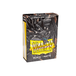 Protectores Dragon Shield 60 Japanese size -  Black - Matte