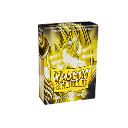 Protectores Dragon Shield 60 Japanese size - Yellow - Matte