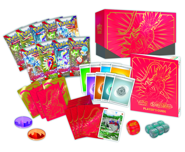 Pokémon TCG: Scarlet & Violet - Elite Trainer Box (Scarlet) - Inglés