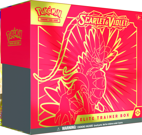 Pokémon TCG: Scarlet & Violet - Elite Trainer Box (Scarlet) - Inglés