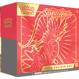 Pokémon TCG: Scarlet & Violet - Elite Trainer Box (Scarlet) - Inglés