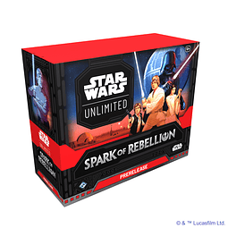 Star Wars Unlimited Spark of Rebellion Prerelease Box Español