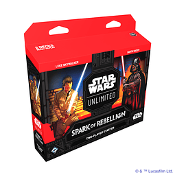 Star Wars Unlimited Spark of Rebellion Two-Player Starter Español