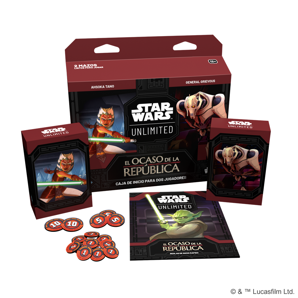 Star Wars Unlimited – Twilight of the Republic Two-Player Starter ESPAÑOL