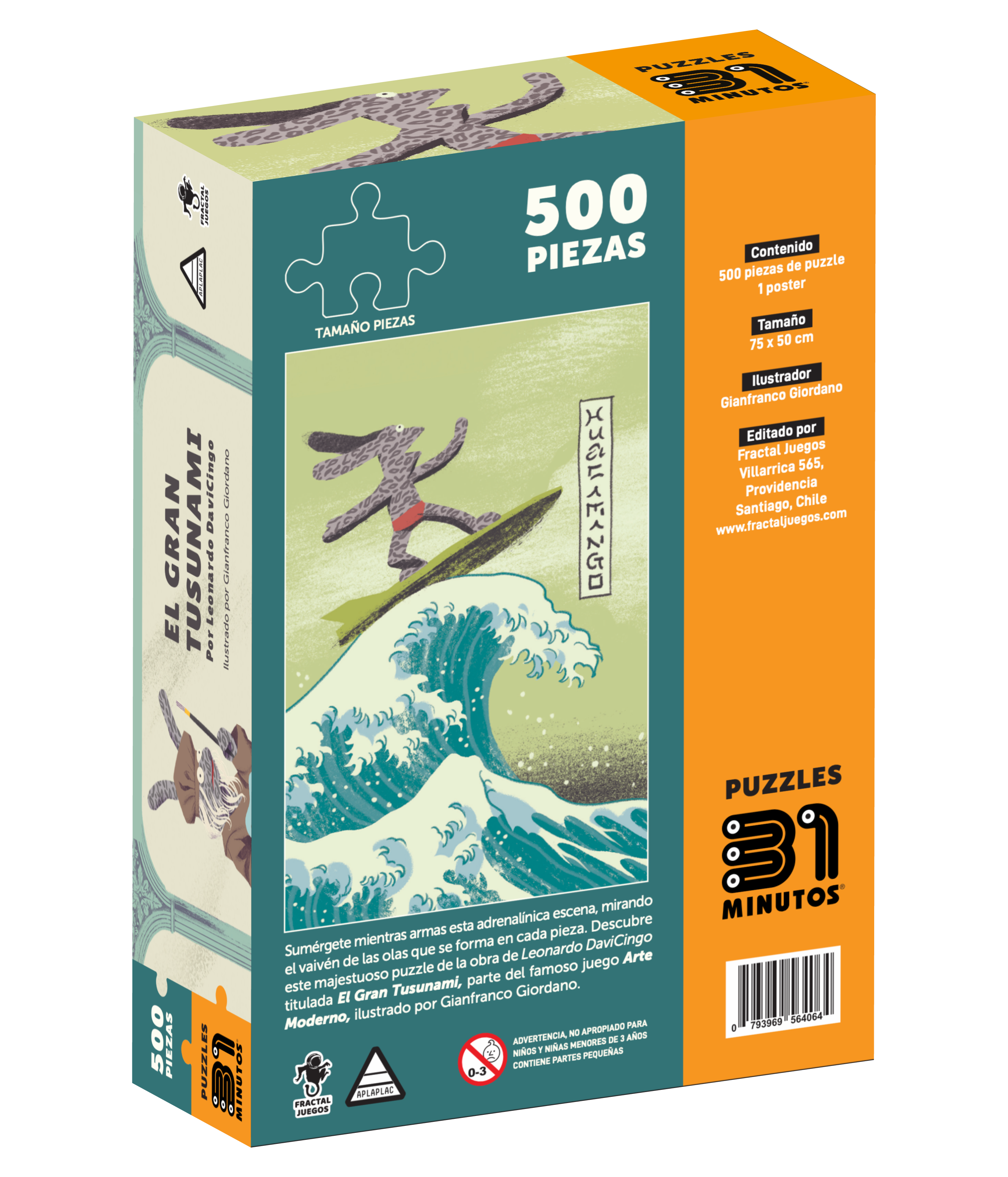 Puzzle 31 Minutos - El Gran Tusunami (500 pcs)