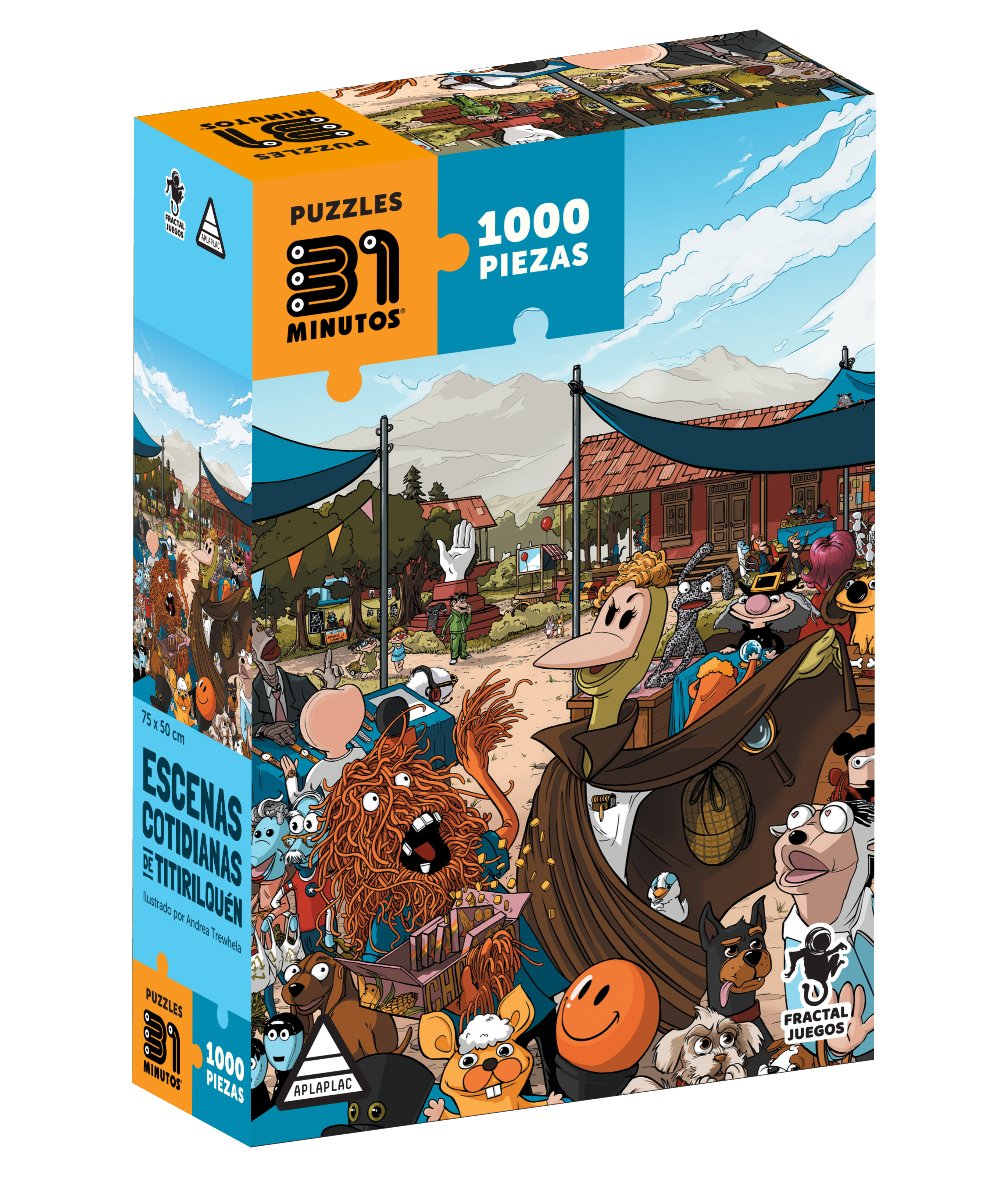 Puzzle 31 Minutos - Escenas Cotidianas de Titirilquén (1000pcs)