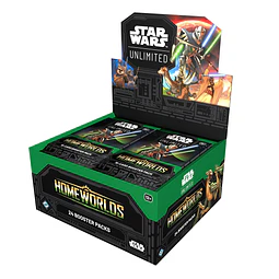 Star Wars Unlimited – Homeworlds Booster Display Inglés