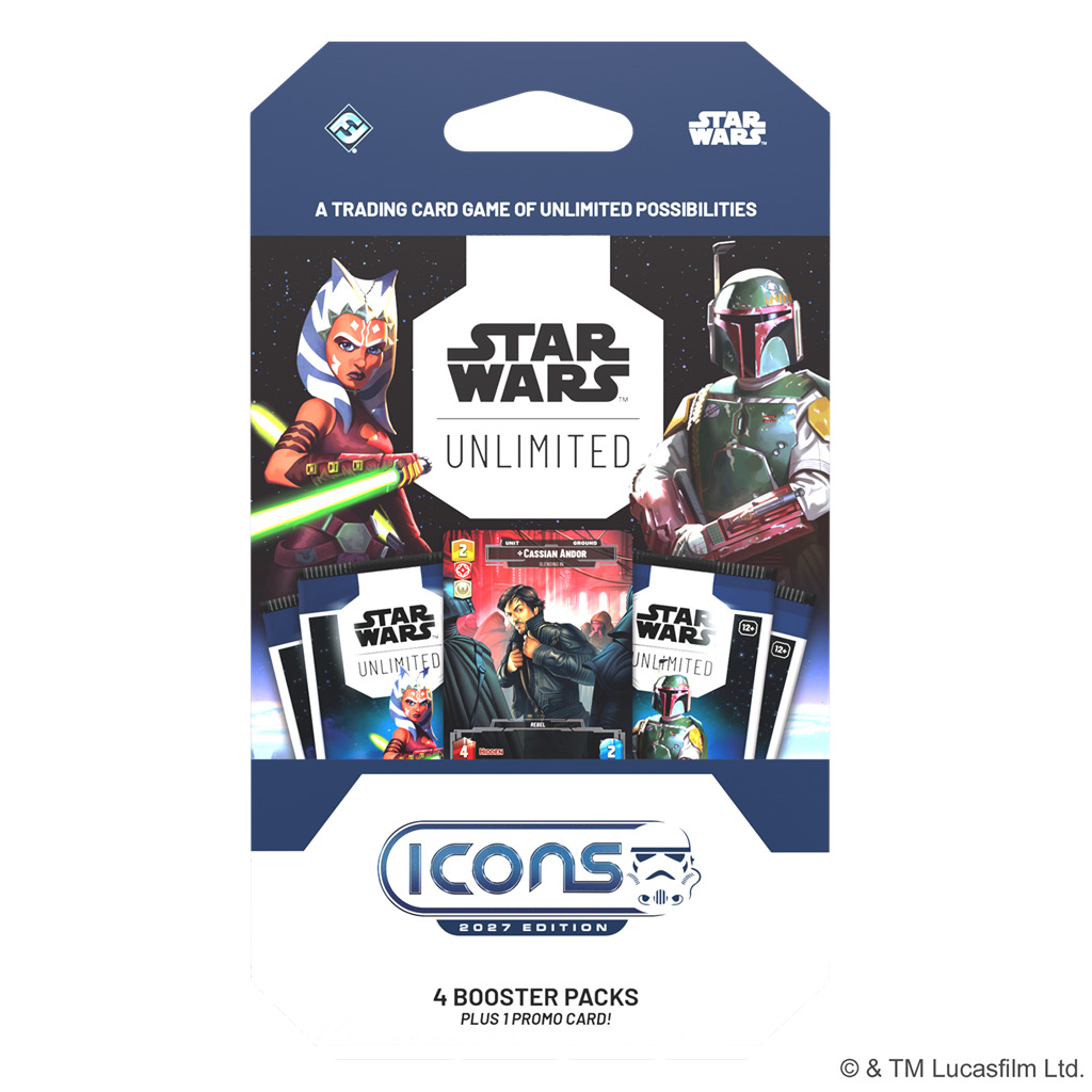 Star Wars Unlimited - ICONS 2027 EDITION BOOSTER 4-PACK INGLES