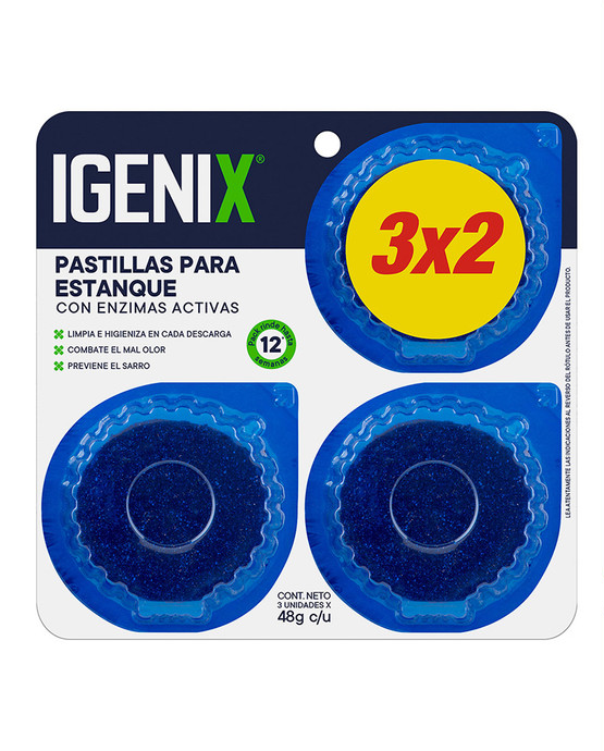 PASTILLAS ESTANQUE 3X2 IGENIX