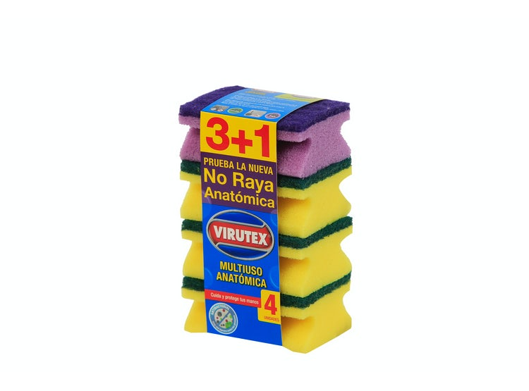 ESPONJA VIRUTEX 3+1