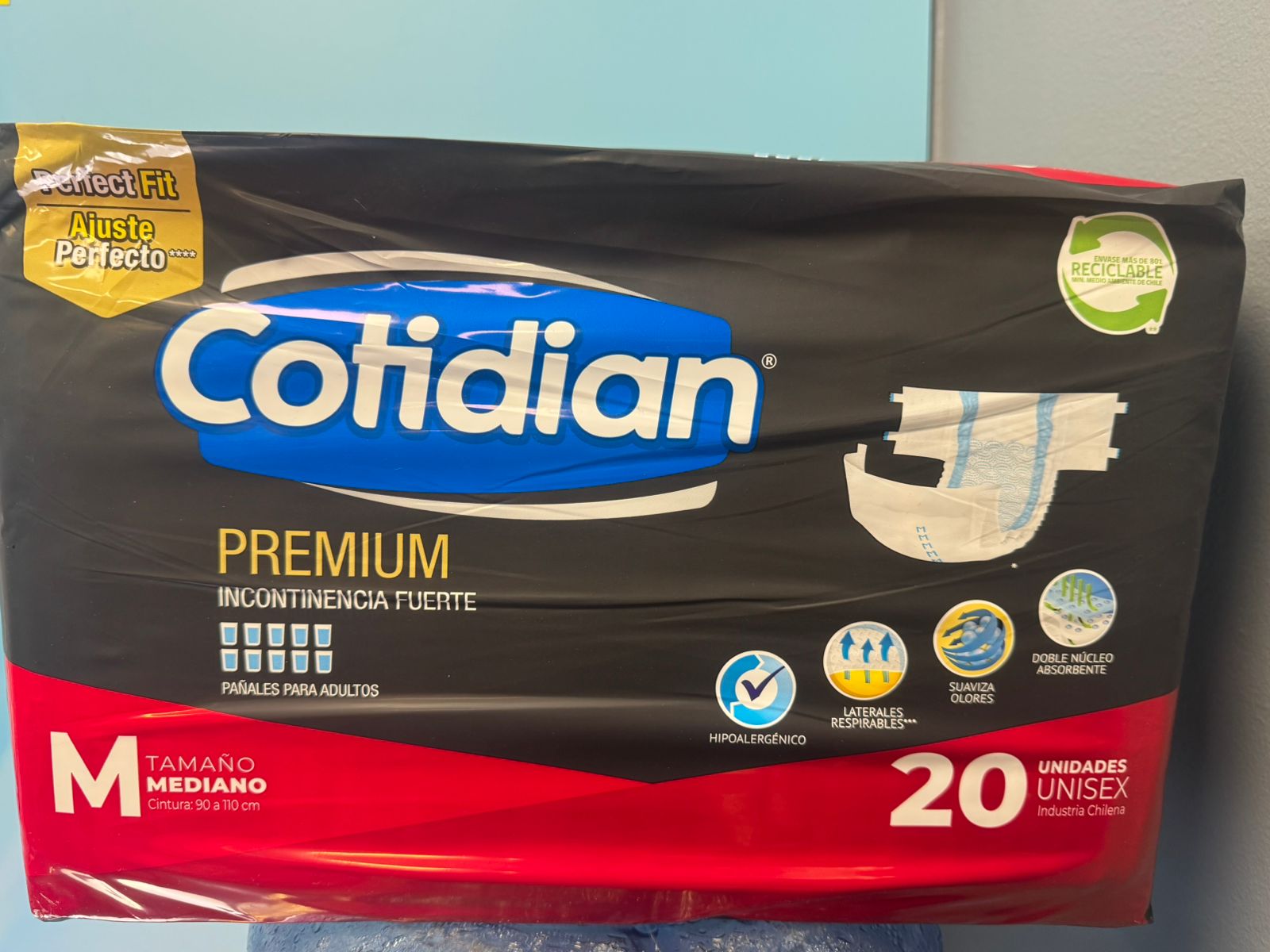 Pañal Adulto Cotidian Premium Talla G Pack 20 Unidades