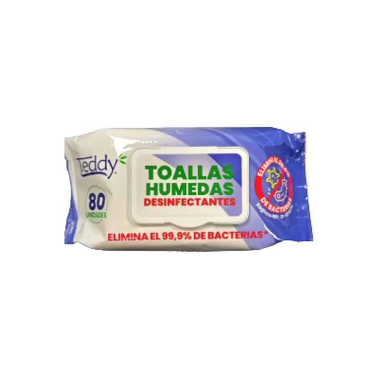 Toallas Humedas Desinfectantes Teddy 1
