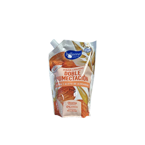 JABON LIQUIDO BALLERINA DOBLE HUMECTACIÓN AVENA Y ACEITE DEALMENDRAS 1