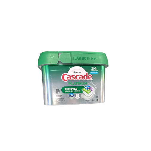 Detergente Cascade 34 pods para Lavavajillas  1