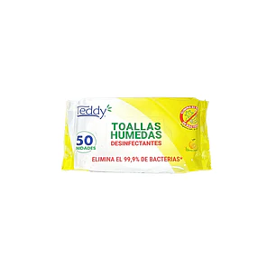 Toallas desinfectantes Teddy 50un
