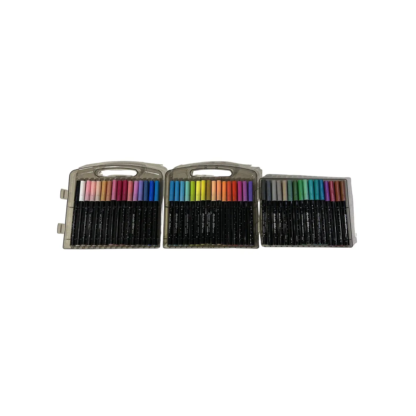 Marcadores Acrílicos Ruibrand Metallic Glitter 48 pcs. 2