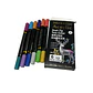 Marcadores acrílicos metálicos AW 1918 doble punta 6pcs. - 12 colores - Miniatura 2