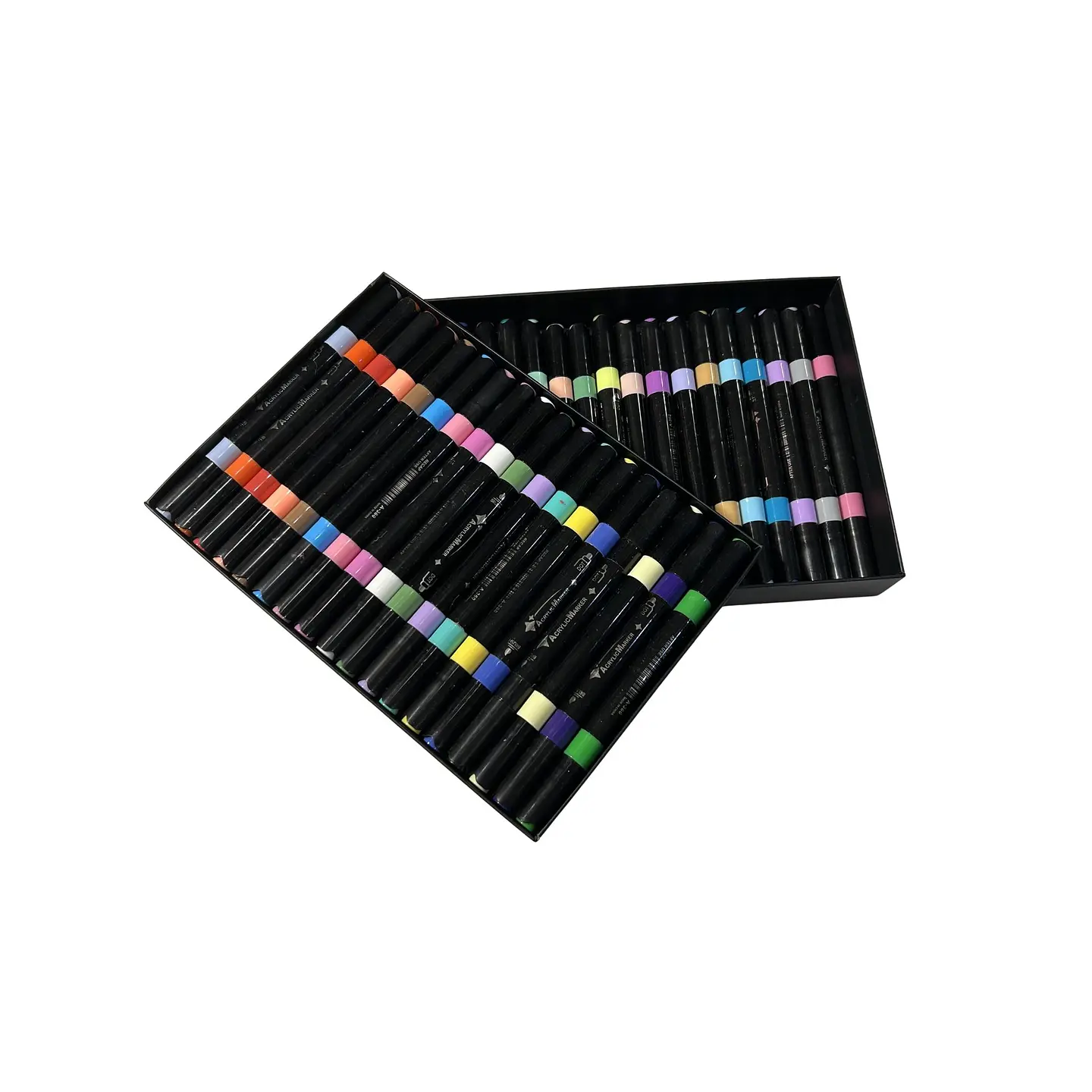 Set de Marcadores acrílicos Fine tip / Brush tip 36 pcs. 2