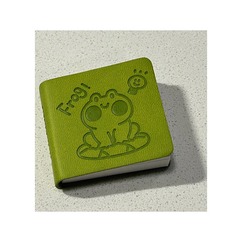 Mini libreta 5x5Cms Tapa afelpada. Variedades