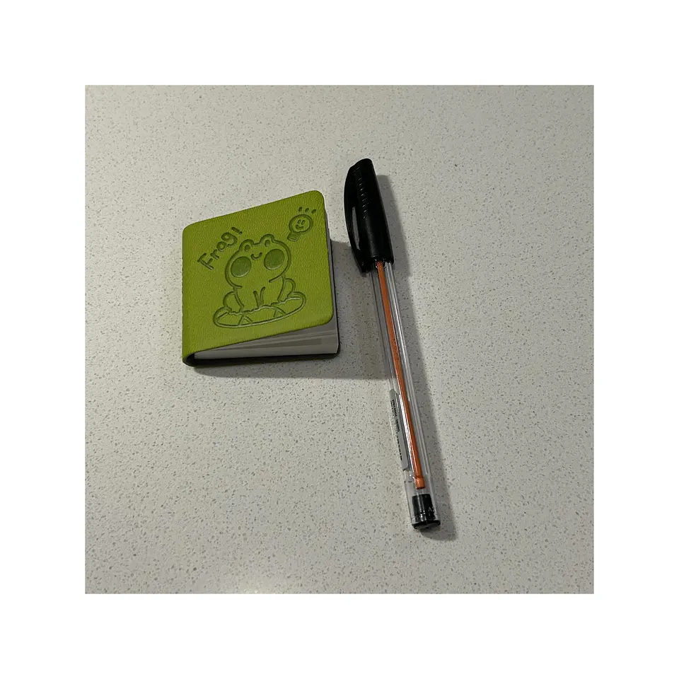 Mini libreta 5x5Cms Tapa afelpada. Variedades 3