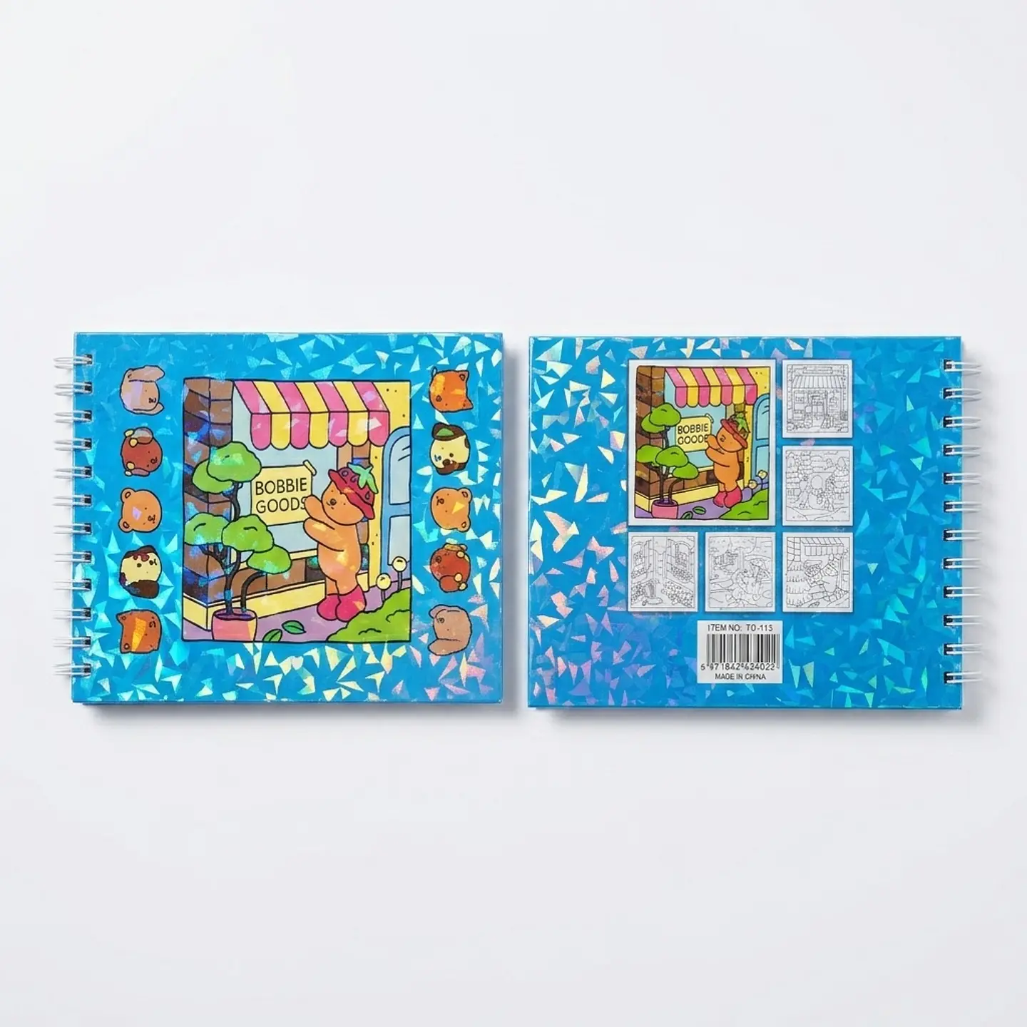 Libro para Colorear Bobbie Goods Celeste 1
