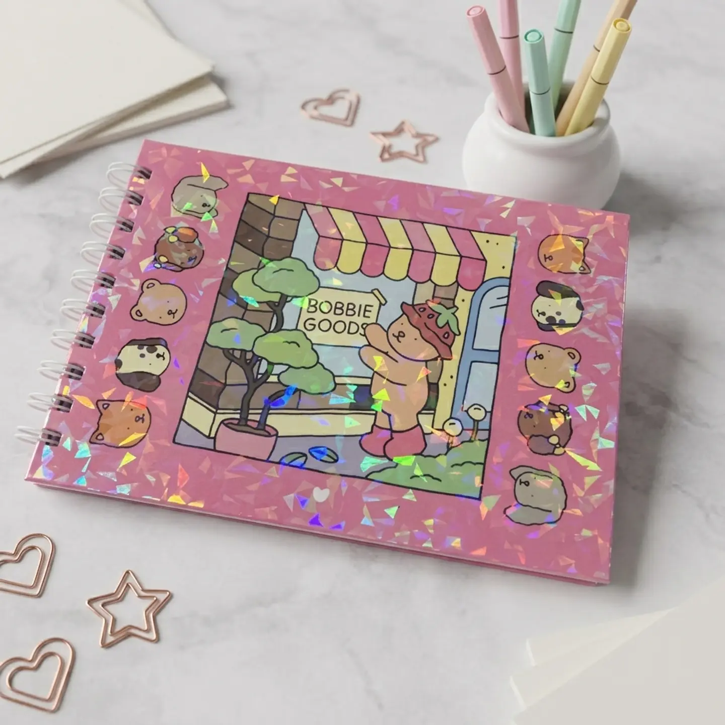 Libro para Colorear Bobbie Goods Rosa 1