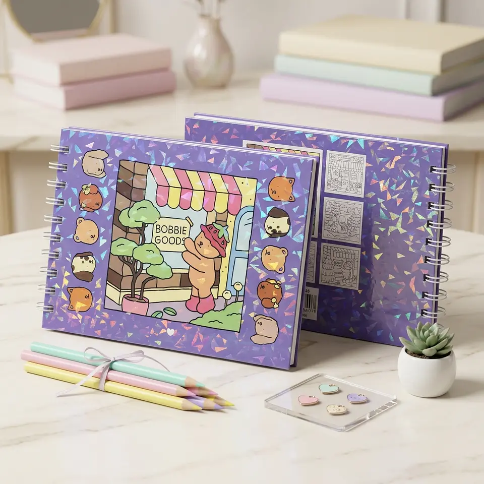 Libro para Colorear Bobbie Goods Violeta 1