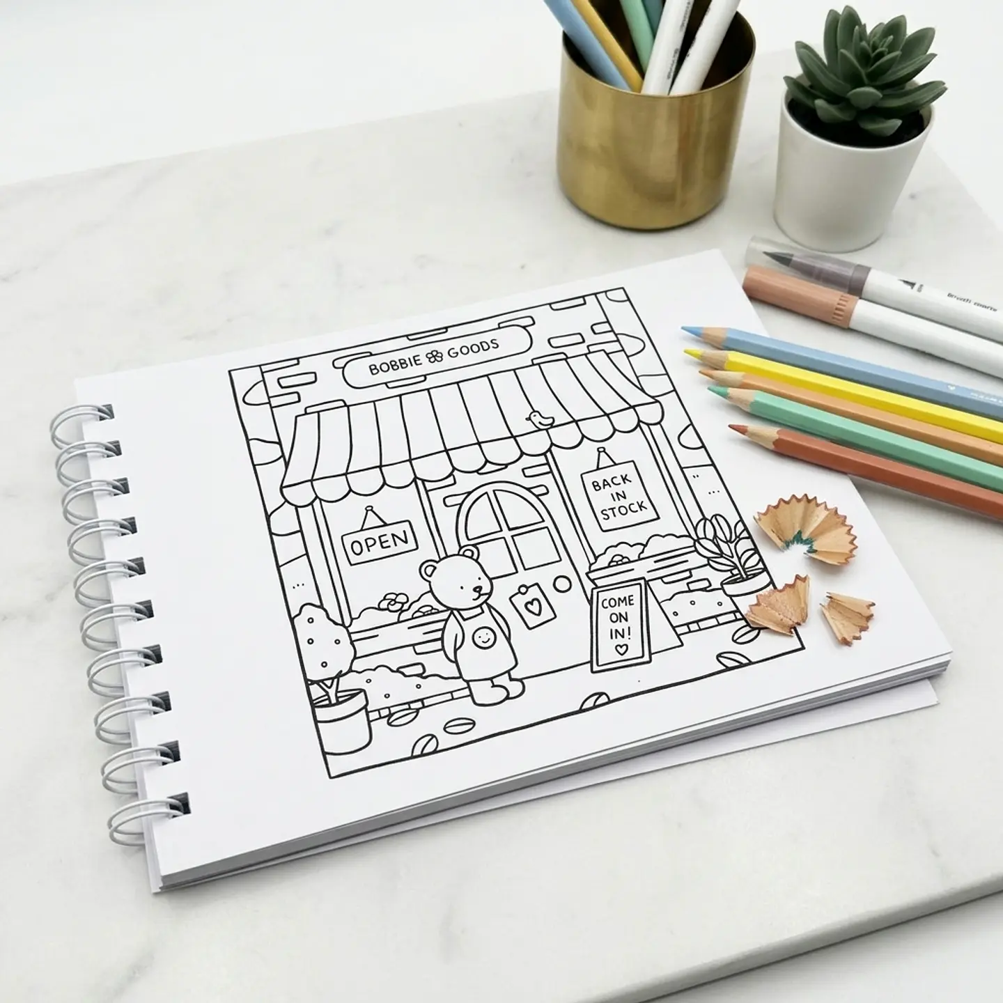 Libro para Colorear Bobbie Goods Violeta 2