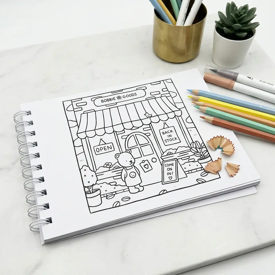 Libro para Colorear Bobbie Goods Violeta 2