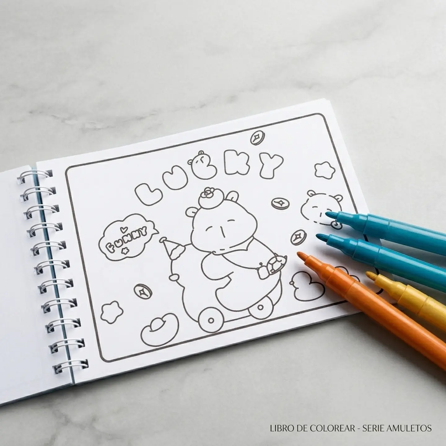 Libro para Colorear Capibara 2