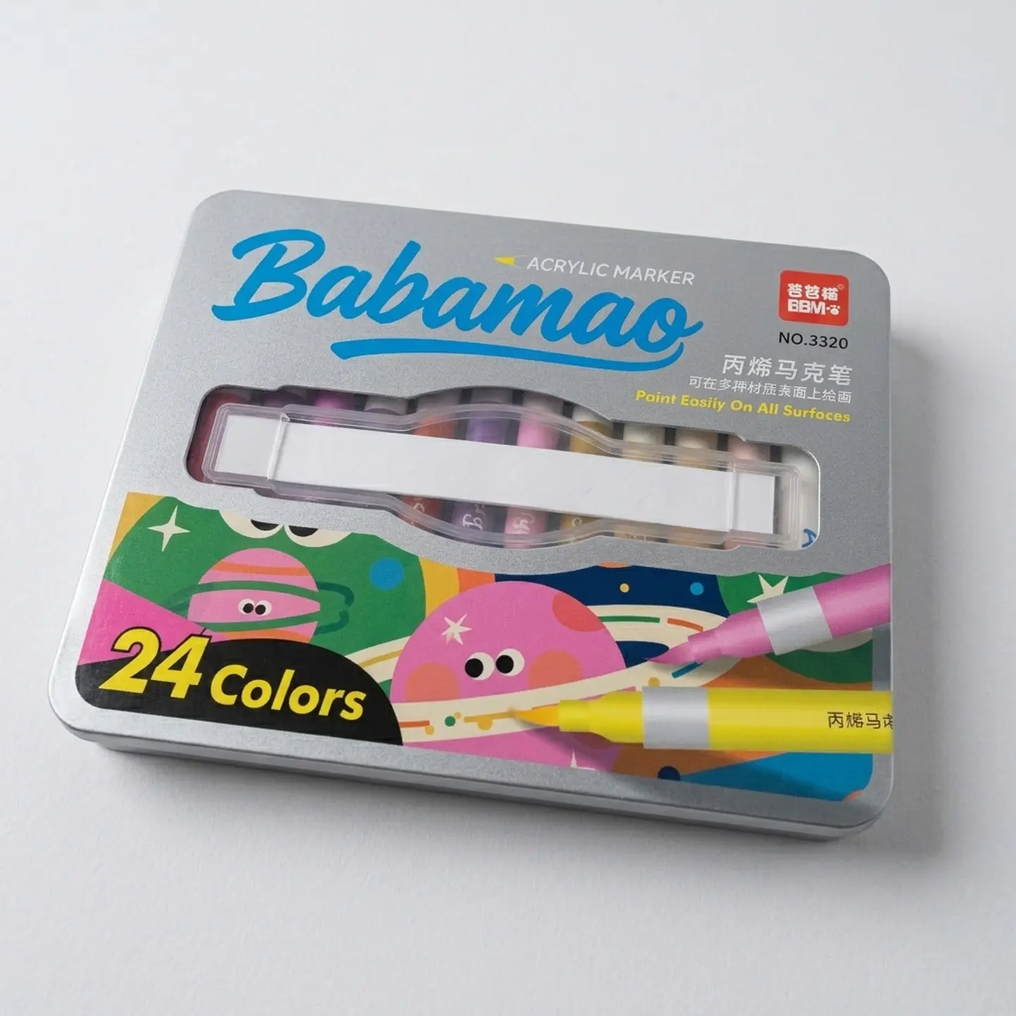 Marcadores Acrílicos Babamao 24 pcs. 2