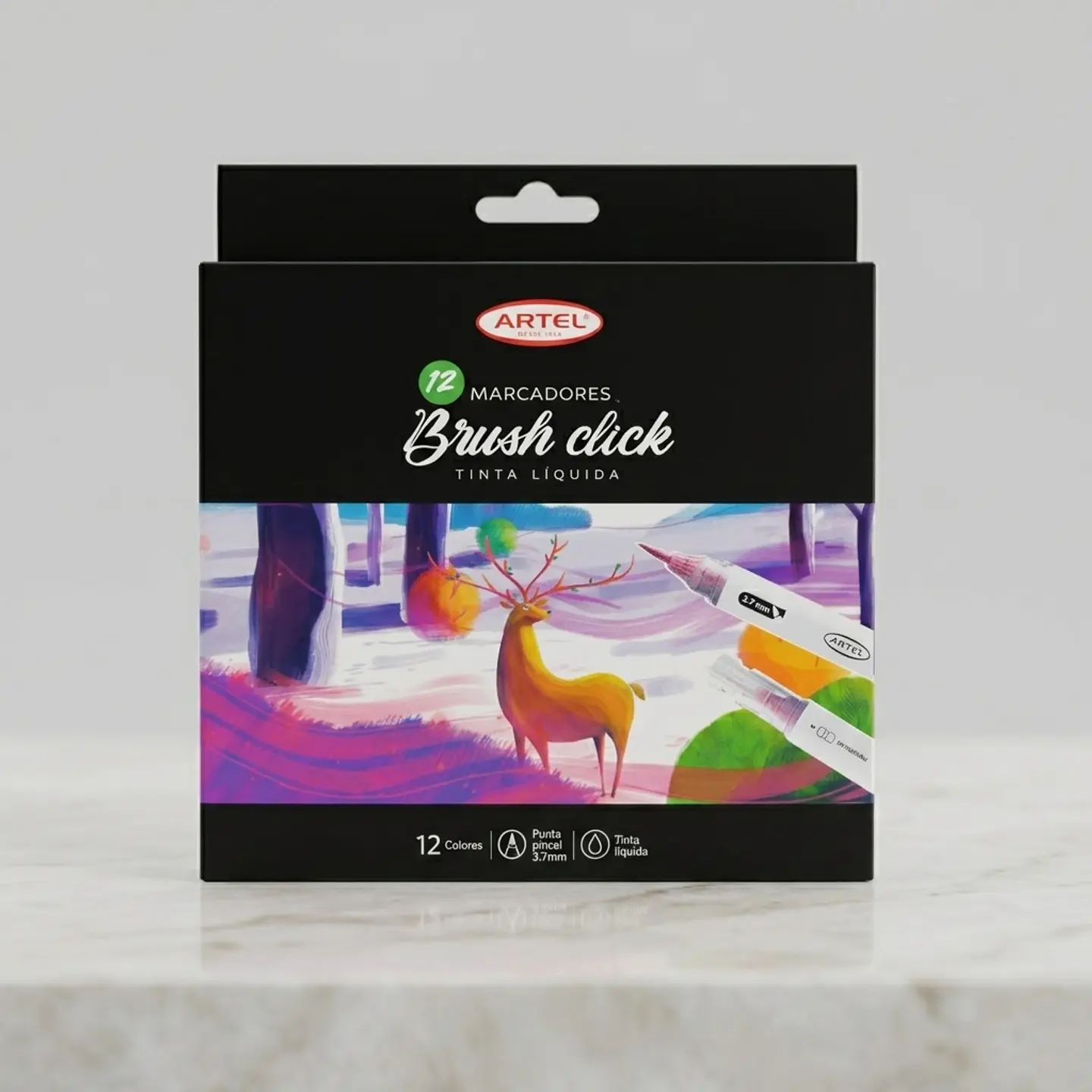 Marcadores Tinta líquida Artel Brusk Click 12 pcs 1
