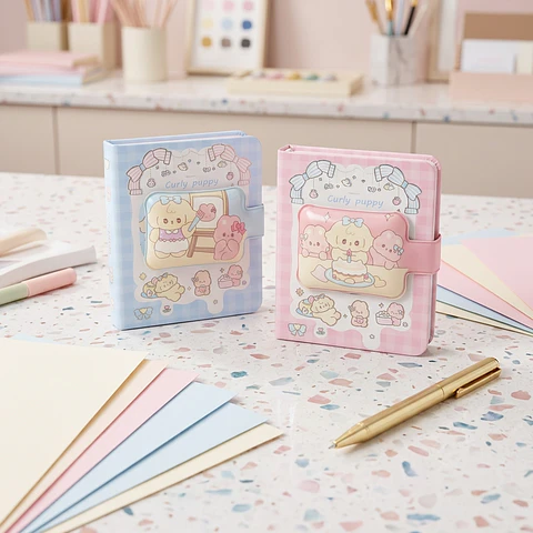 Mini Libreta Curly Puppy