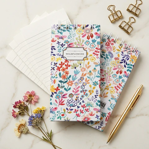 Mini Libreta Wild flowers III