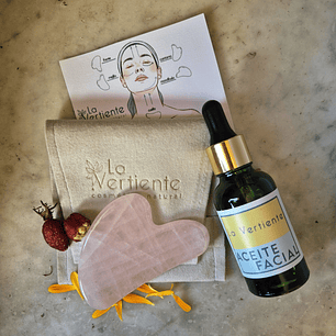 Pack Aceite Facial Regenerador Nocturno y Gua Sha