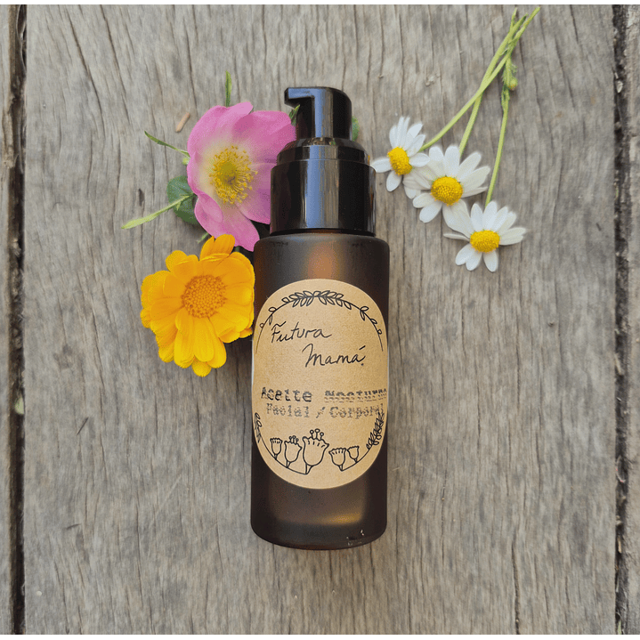 Aceite Nocturno Facial y Corporal - Futura Mamá  1