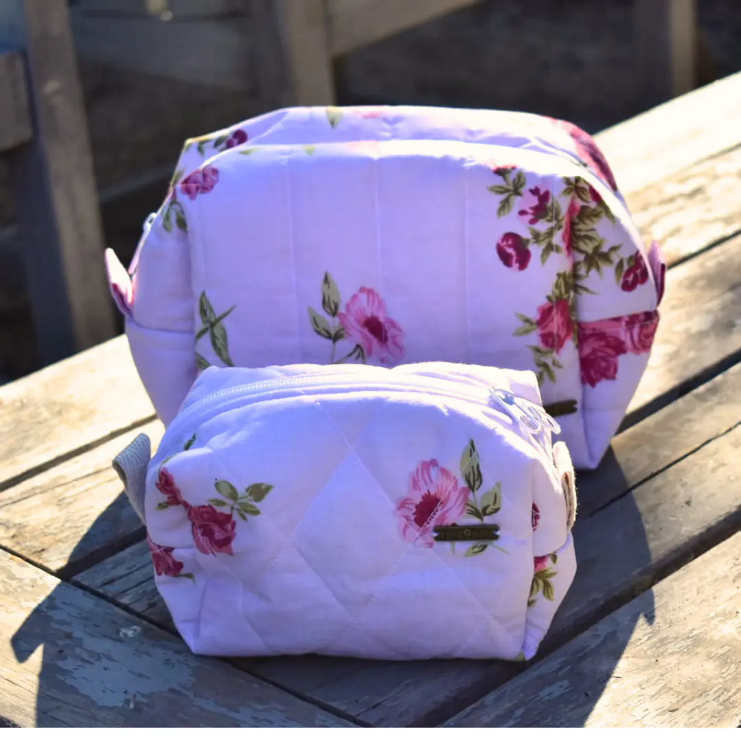 Necessaire para cosméticos hecho a mano 3