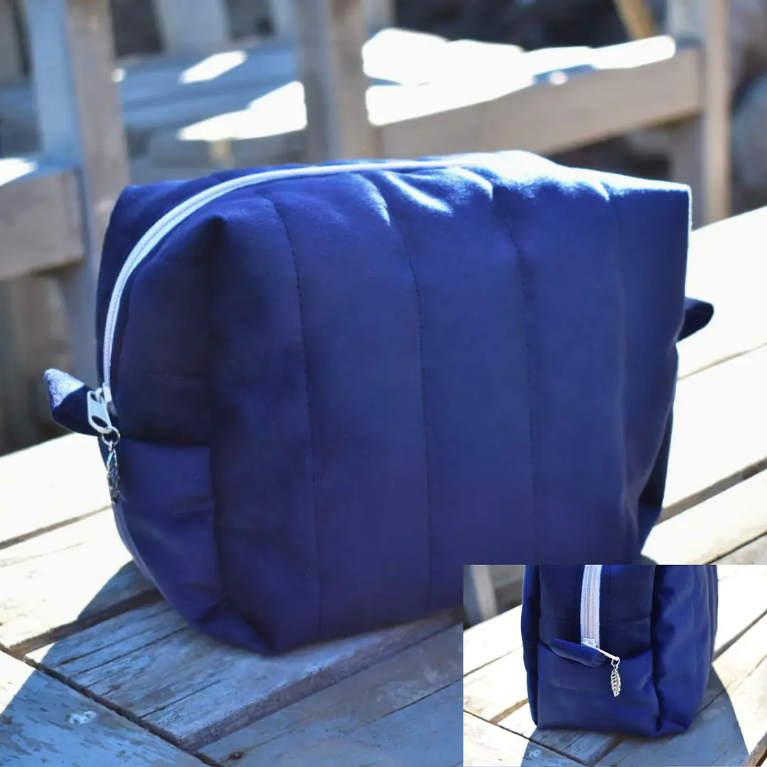 Necessaire para cosméticos hecho a mano 5