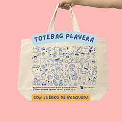 Tote Bag de algodón con juego de búsqueda  (1)