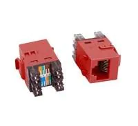 TE Connectivity E-SERIES JACK,UTP,C6,RED
