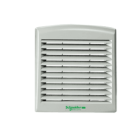 Celosia de ventilacion plastico - 232 x 232mm - RAL 7035