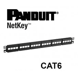 NKFP24Y NetKey® Patch Panel, 24 Port, 1 RU