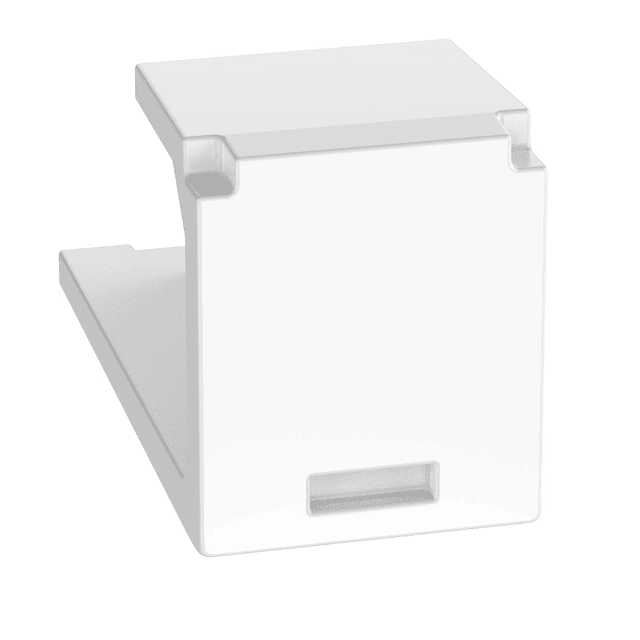 Módulo vacío Mini-Com™, 1 puerto, blanco
