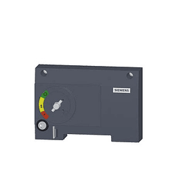 Accesorio para VT1000, VT1600 Mando giratorio frontal sin cierre con longitud del muñón del eje sin muletilla eje adicional, tapa y muletilla necesarios