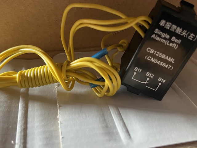 Contacto alarma simple CB125/CE125 LEFT