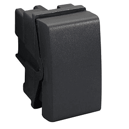 HABIT-21 MODULO INTERRUPTOR 9/12 - 1 SIMPLE 250VAC 16A 1 MODULO NEGRO