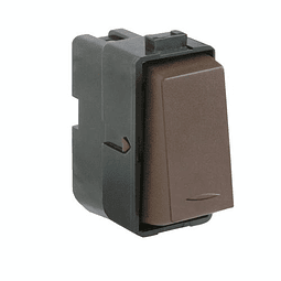 MODULO INTERRUPTOR 9/12 - 1 SIMPLE 250VAC 16A 1 MODULO CAFE GENESIS