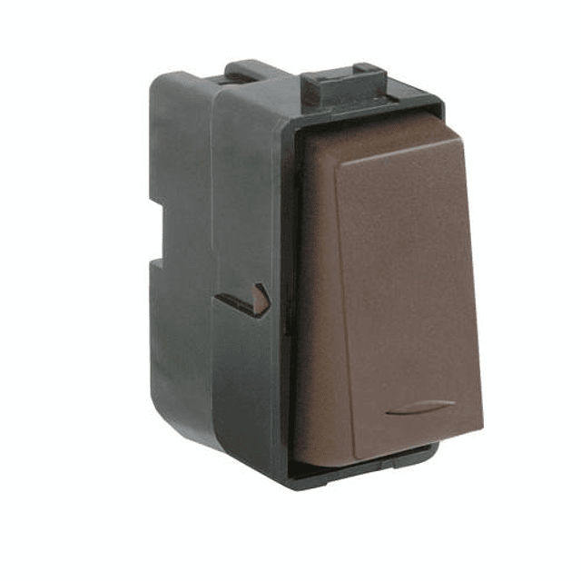 MODULO INTERRUPTOR 9/12 - 1 SIMPLE 250VAC 16A 1 MODULO CAFE GENESIS