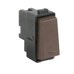 MODULO INTERRUPTOR 9/24 - 1 SIMPLE 250VAC 16A 1 MODULO CAFE GENESIS